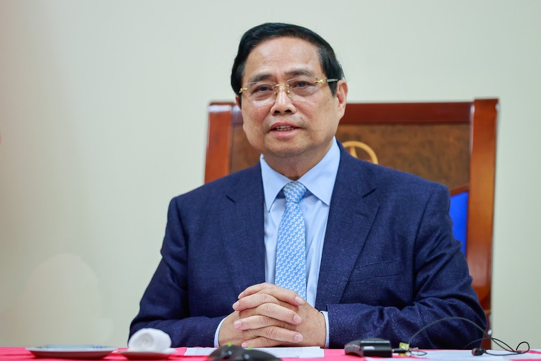 Thủ tướng Phạm Minh Chính điện đàm với Thủ tướng Qatar: Sẵn sàng hợp tác chặt chẽ nhằm góp phần ổn định năng lượng tại Việt Nam - Ảnh 1