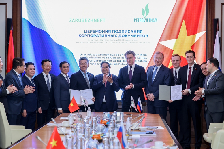 Thủ tướng Phạm Minh Chính làm việc với Công ty Zarubezhneft: Nga và Việt Nam tăng cường hợp tác dầu khí - Ảnh 4