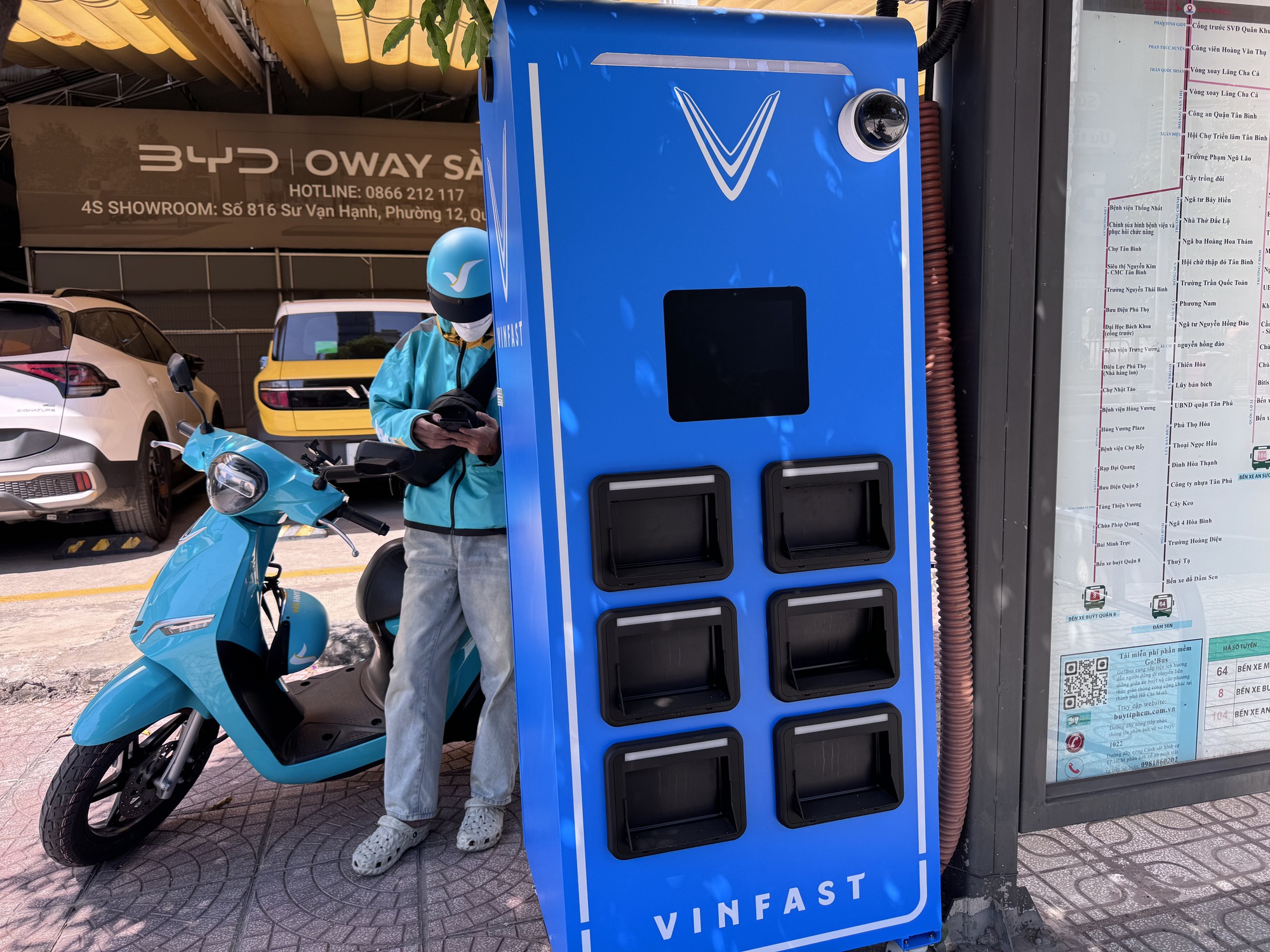 GSM miễn phí thuê, đổi pin 3 năm cho tài xế Xanh SM Bike - Ảnh 1