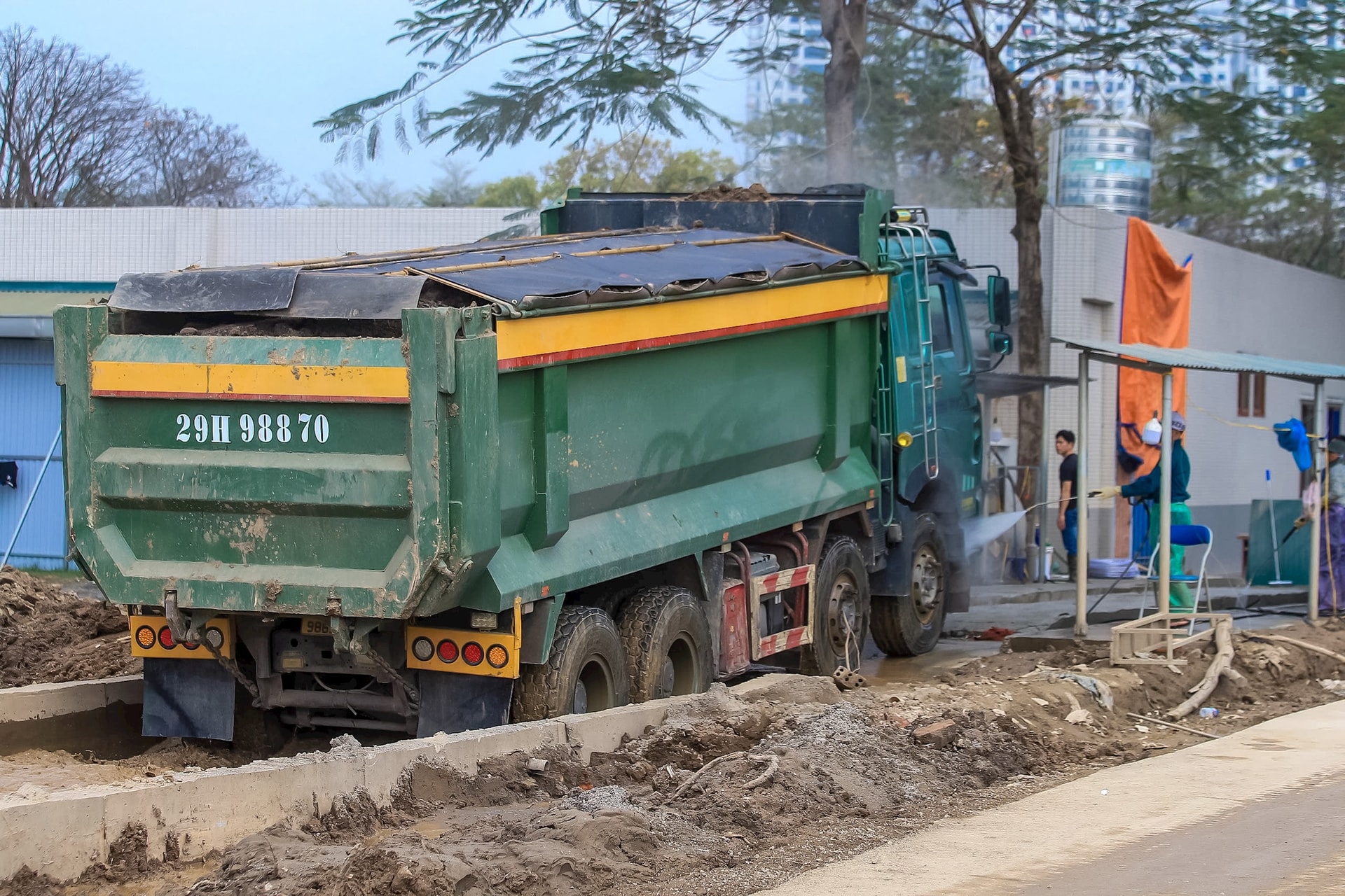 Cận cảnh đại công trường hồ điều hòa Phú Đô 800 tỷ đồng - Ảnh 10