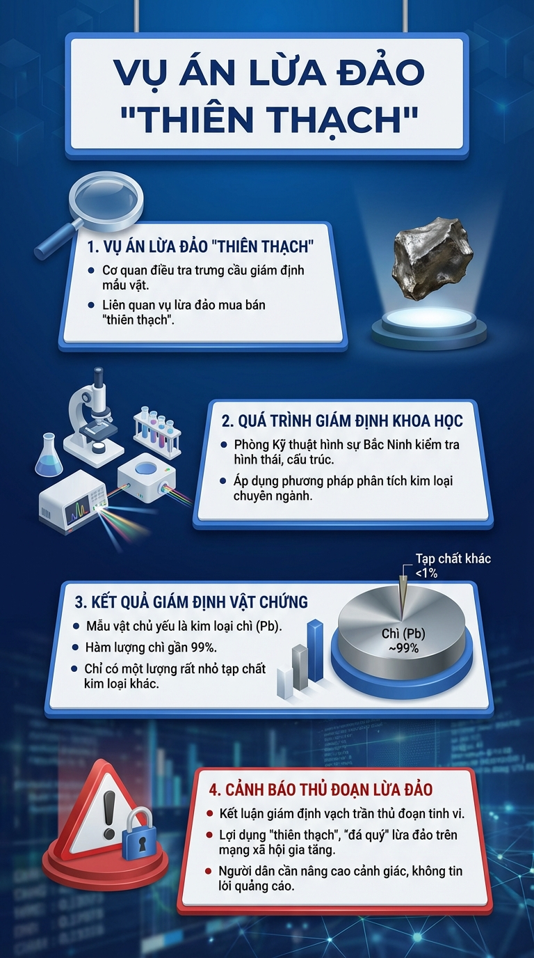 Thiên thạch được hét giá hàng triệu USD trên mạng xã hội: Công an sử dụng công nghệ tìm ra điểm bất thường - Ảnh 1