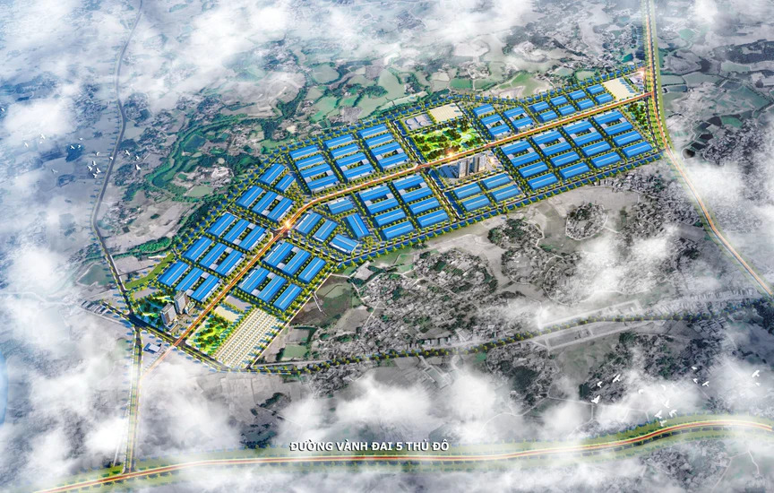 Khởi công khu công nghiệp có vị trí gần Thủ đô Hà Nội, kỳ vọng tạo việc làm cho 19.000 người - Ảnh 1