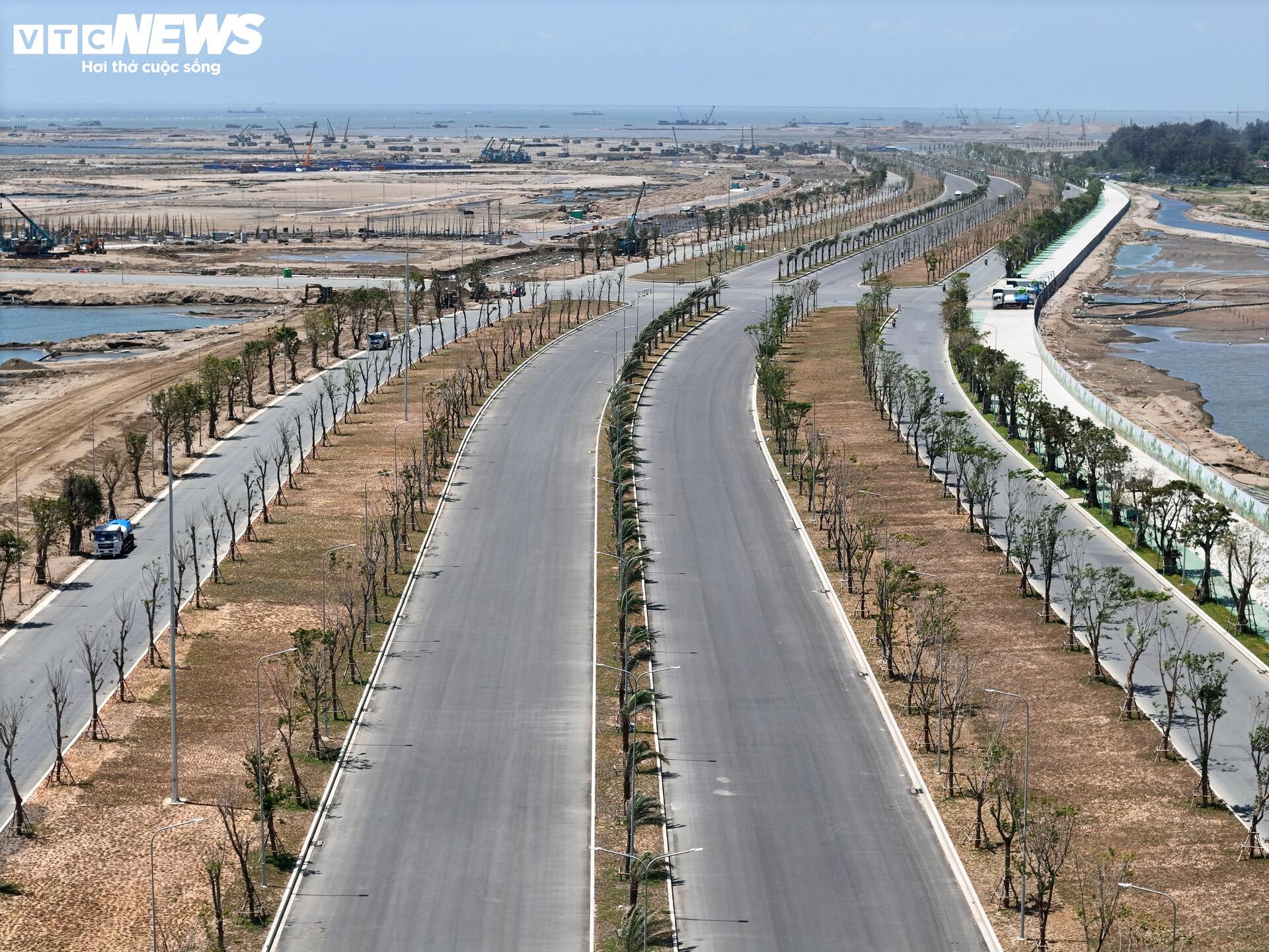 Cận cảnh khu đô thị lấn biển Cần Giờ sau gần một năm thi công - Ảnh 6