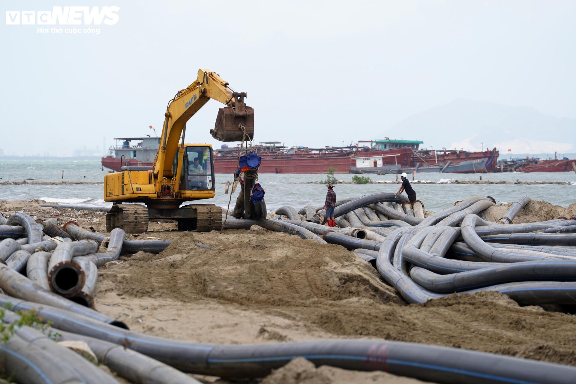 Cận cảnh khu đô thị lấn biển Cần Giờ sau gần một năm thi công - Ảnh 9