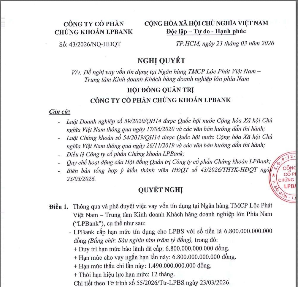 LPBS muốn vay LPBank 6.800 tỷ đồng - Ảnh 1