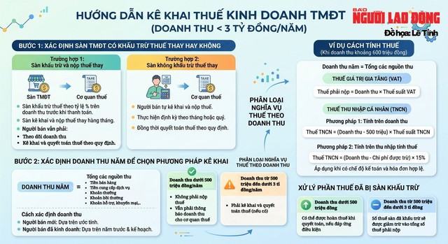 Cách thức khai thuế khi bán hàng online trên sàn lớn nhất Việt Nam - Ảnh 1