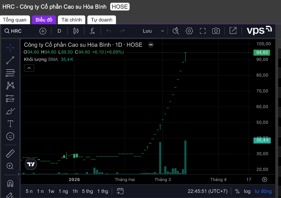 Bất chấp chiến sự Trung Đông, một cổ phiếu tăng trần 18 phiên liên tục - Ảnh 1