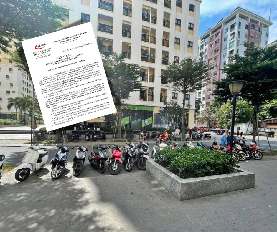 Chung cư ở TPHCM "bán chỗ đậu xe 500 triệu đồng": Chủ đầu tư khẳng định chỗ đó là của mình! - Ảnh 1