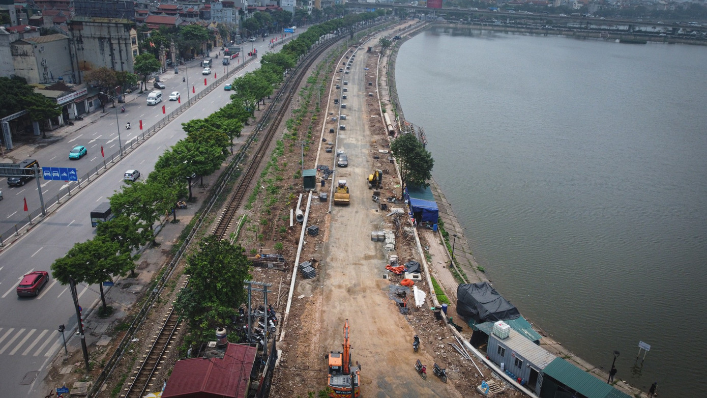 Hà Nội: Thông xe kỹ thuật đường ven hồ Linh Đàm vào ngày 15/4 - Ảnh 10