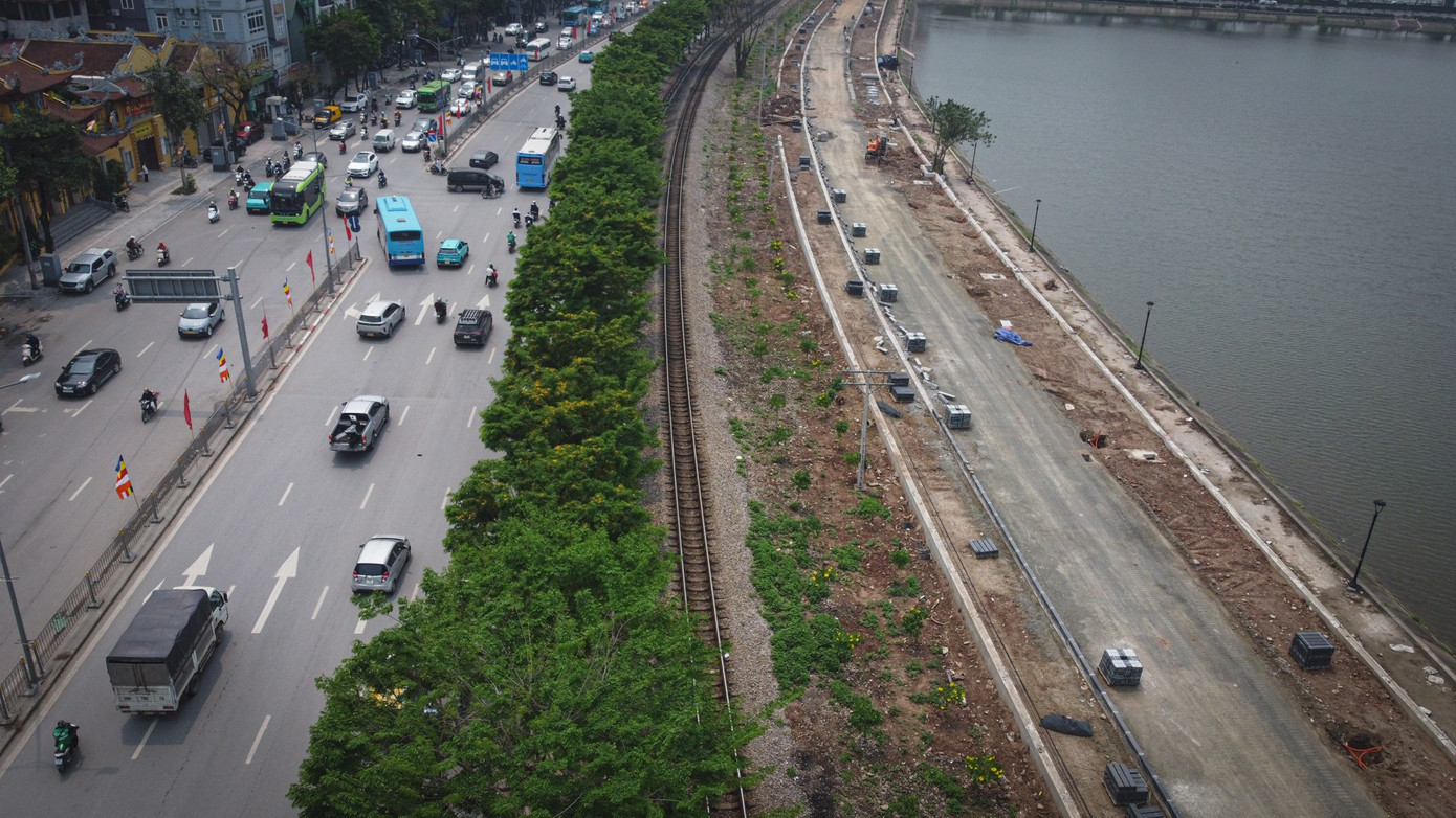 Hà Nội: Thông xe kỹ thuật đường ven hồ Linh Đàm vào ngày 15/4 - Ảnh 7