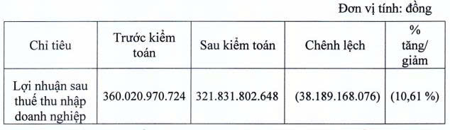 Vì sao Nam Tân Uyên giảm hơn 10% lợi nhuận sau kiểm toán? - Ảnh 1