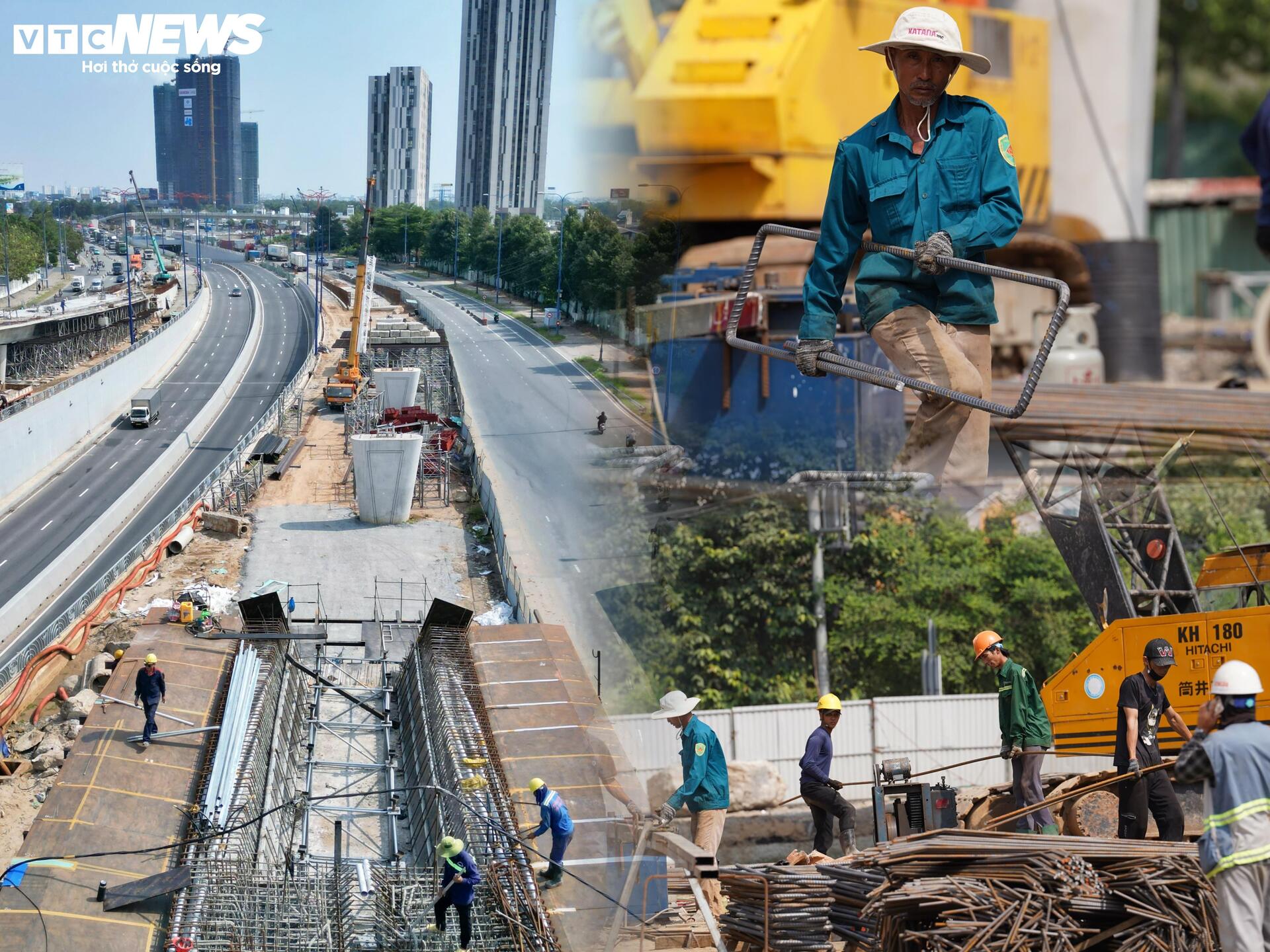 Cận cảnh dự án nút giao hiện đại bậc nhất TP.HCM sau nhiều lần chậm tiến độ - Ảnh 1