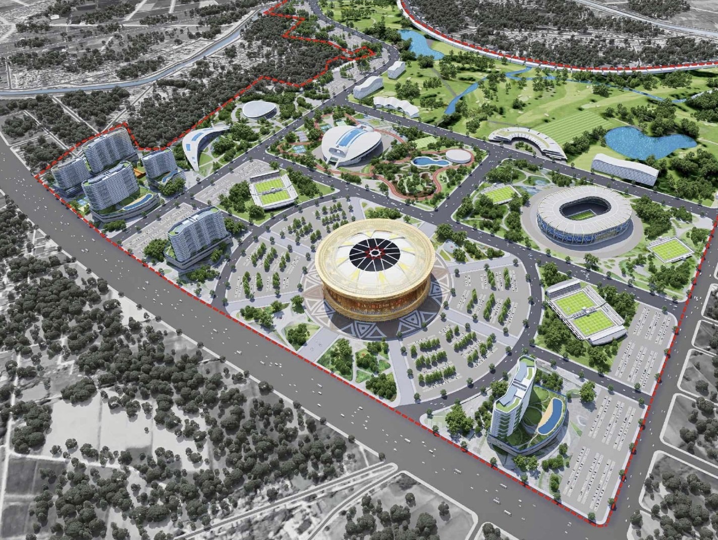 Việt Nam sắp sở hữu sân vận động chưa từng có trong lịch sử do Vingroup của tỷ phú Phạm Nhật Vượng xây, sức chứa vượt nhiều "siêu sân" toàn cầu - Ảnh 1