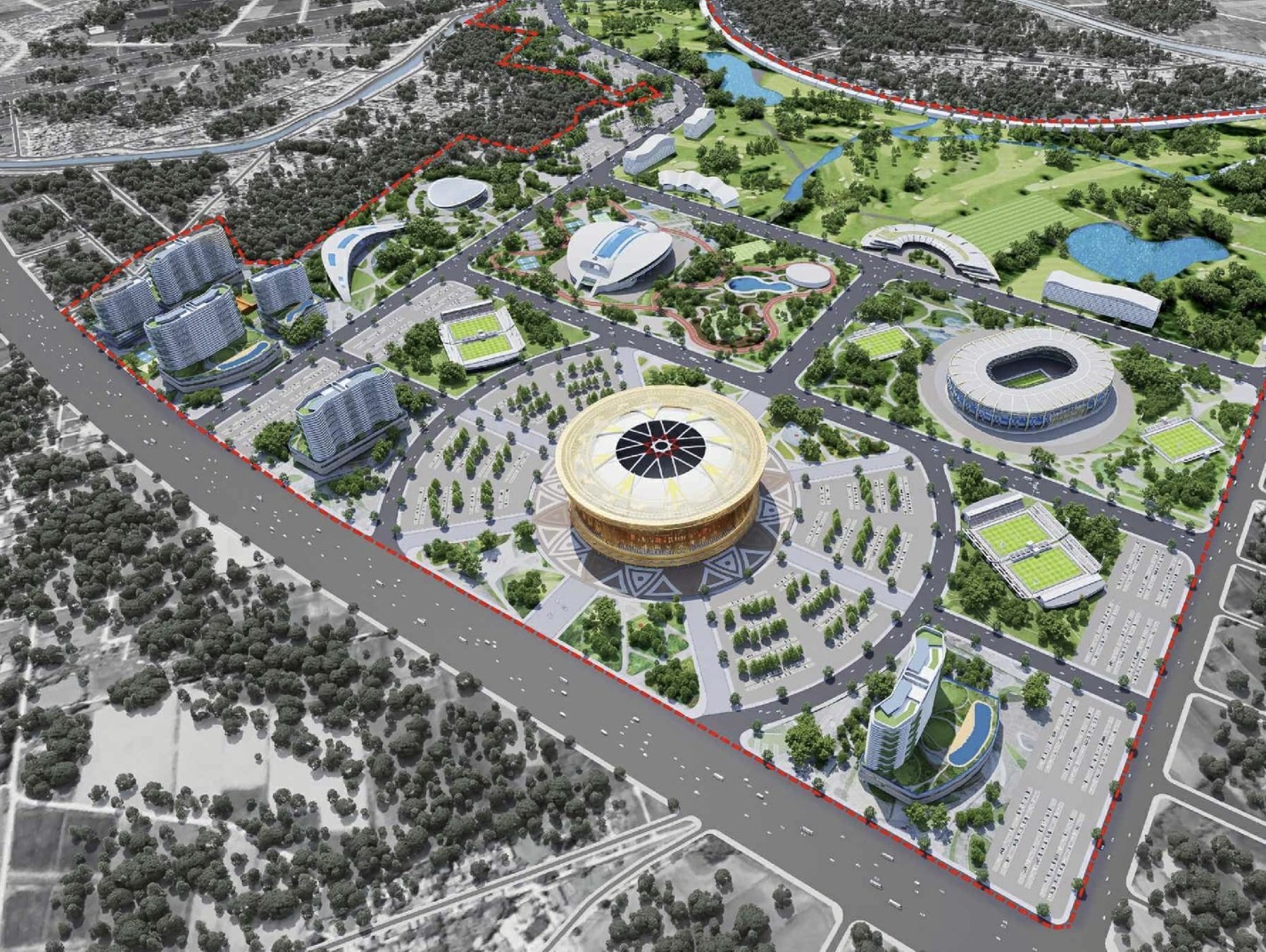 Báo quốc tế: Việt Nam xây sân vận động 135.000 chỗ ngồi lớn nhất thế giới, vượt nhiều "siêu sân" toàn cầu - Ảnh 3