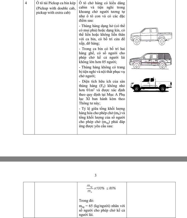 Cục CSGT hướng dẫn phân biệt xe bán tải là xe con hay xe tải - Ảnh 7