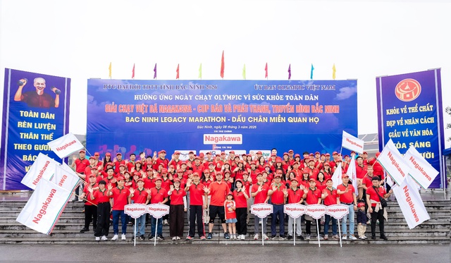 Hơn 8.000 người tham gia giải chạy Nagakawa Cúp Báo PTTH Bắc Ninh 2026 - Ảnh 1