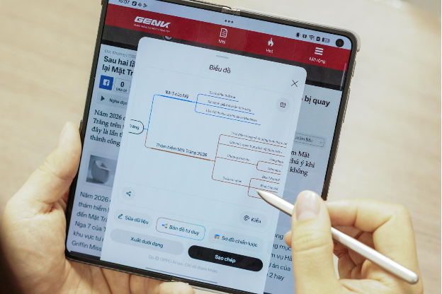 Bút trên OPPO Find N6 dùng AI hỗ trợ giải quyết công việc - Ảnh 4