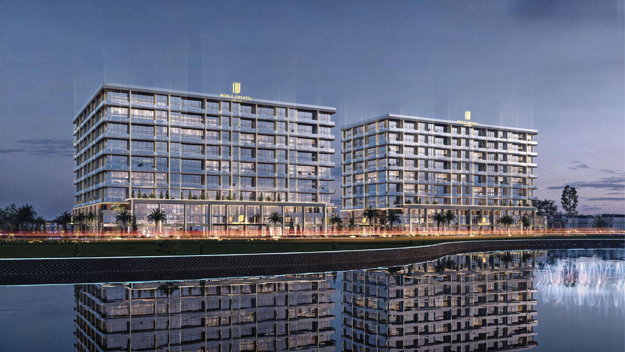 Noble Crystal Long Bien WorldHotels Residences gây ấn tượng với 100% sở hữu bể bơi và sân vườn riêng - Ảnh 1