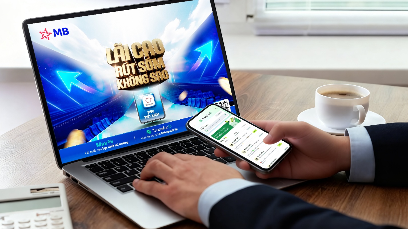 MB tung siêu tiết kiệm: Gửi dài hạn, rút bất cứ lúc nào vẫn hưởng lãi cao - Ảnh 1