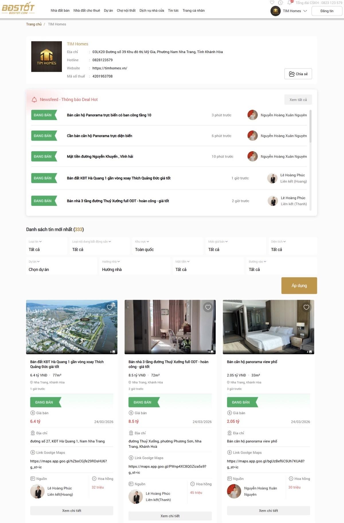 Công cụ quản lý giỏ hàng cho công ty bất động sản từ BDSTOT.COM – hoàn toàn miễn phí - Ảnh 1