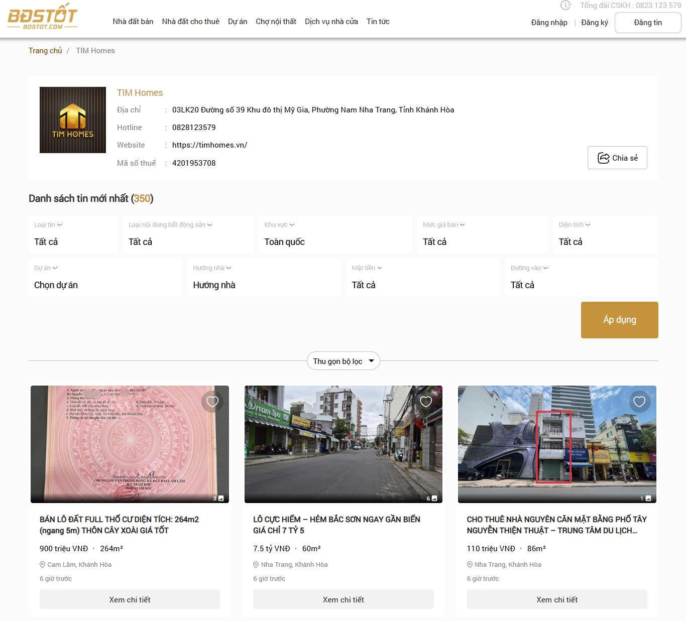 Công cụ quản lý giỏ hàng cho công ty bất động sản từ BDSTOT.COM – hoàn toàn miễn phí - Ảnh 2