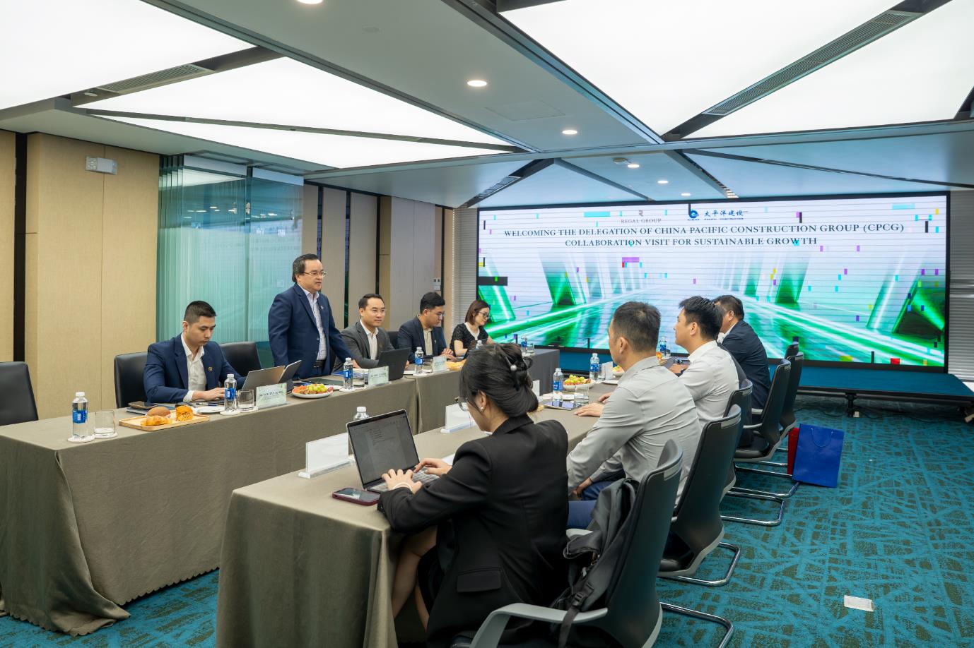Regal Group tiếp đón lãnh đạo cấp cao Tập đoàn Xây dựng Thái Bình Dương - Ảnh 1