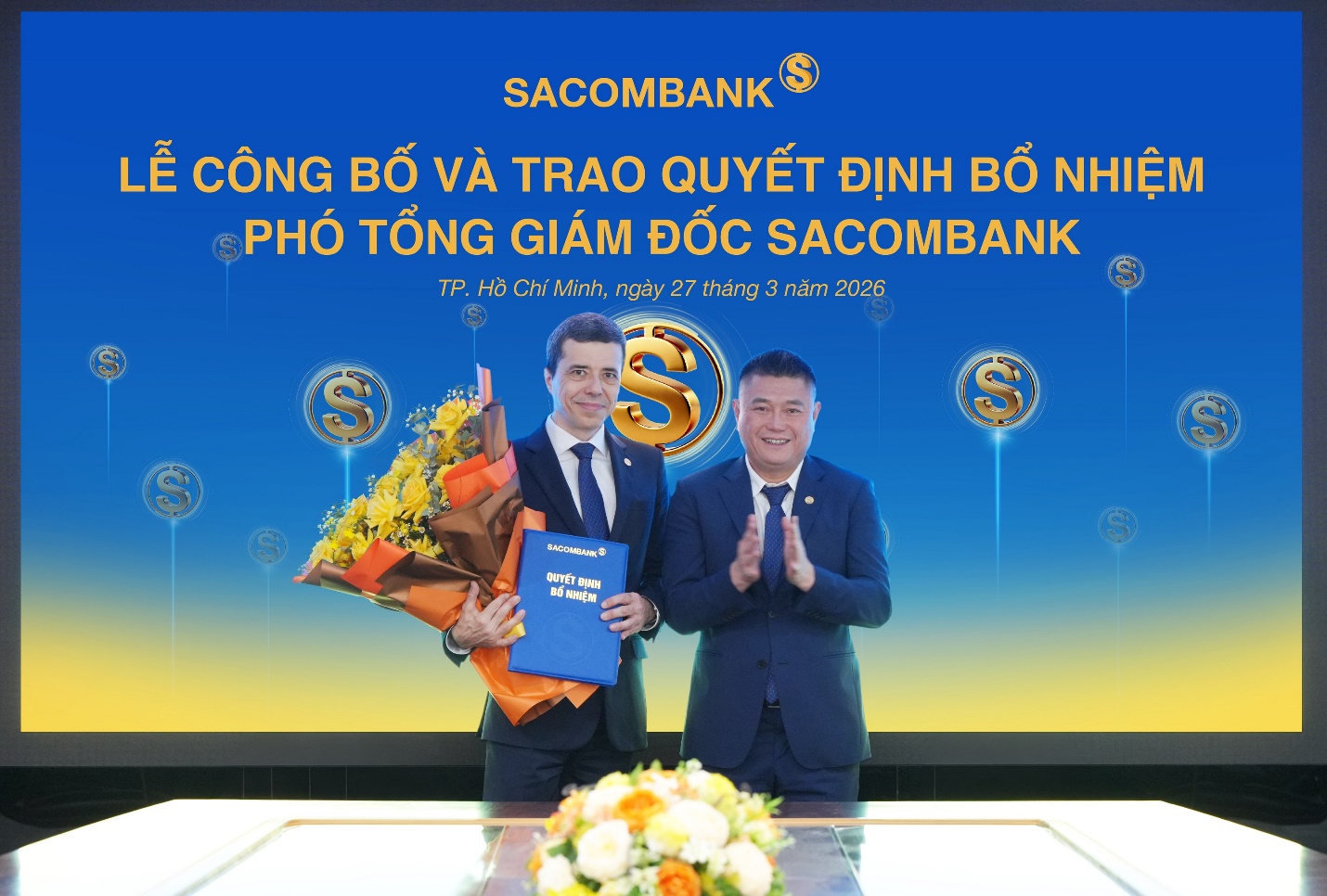 SACOMBANK bổ nhiệm ông Loic Faussier làm Phó Tổng Giám đốc, tăng cường năng lực quản trị rủi ro - Ảnh 1
