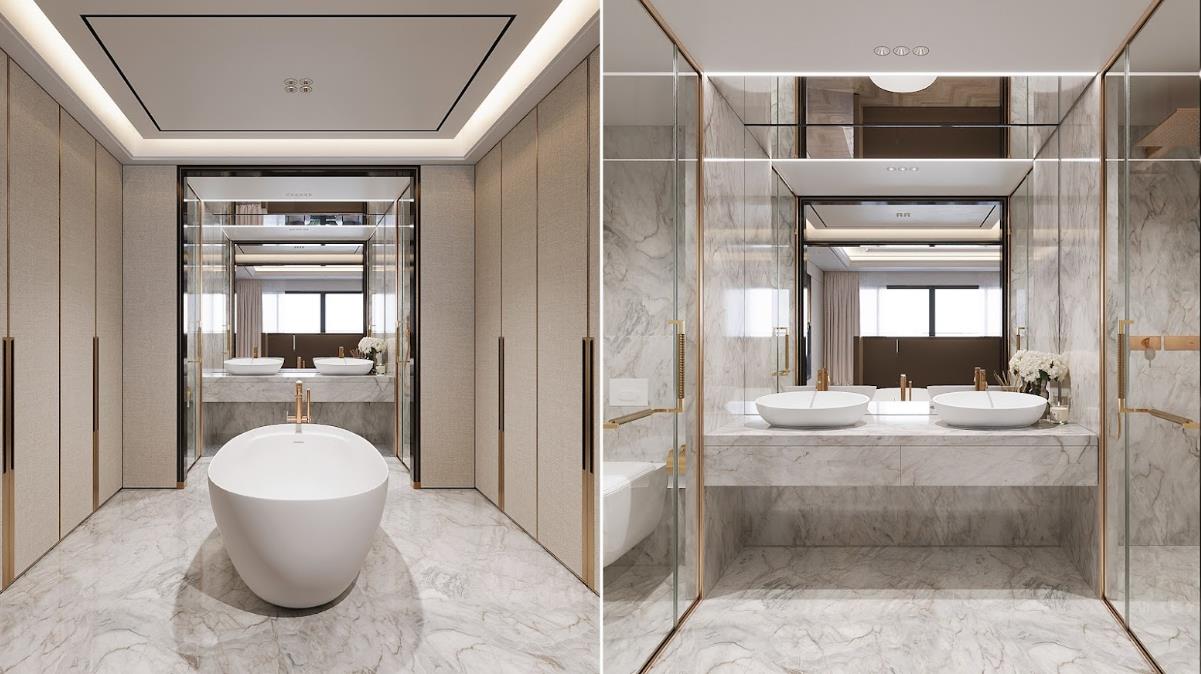 Nghệ thuật chế tác không gian từ những vật liệu tinh tuyển tại Noble Crystal Long Bien - Ảnh 3