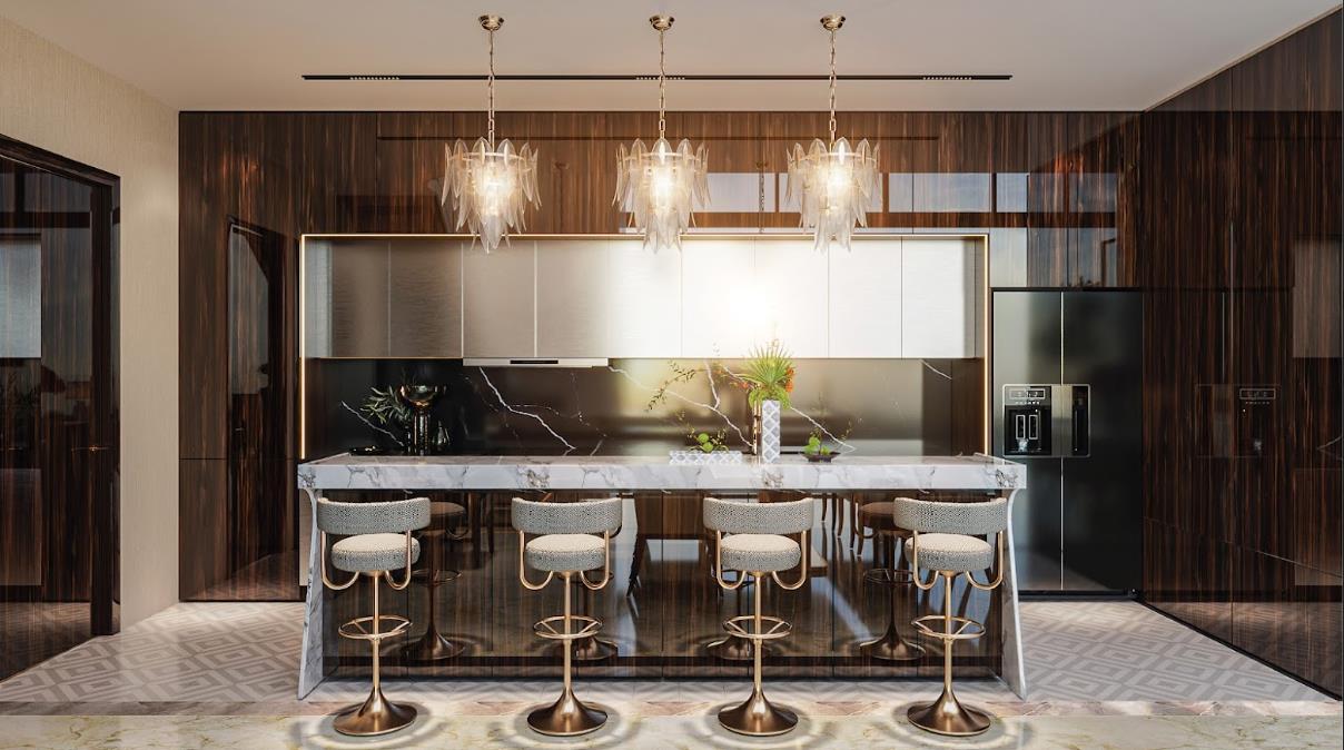 Nghệ thuật chế tác không gian từ những vật liệu tinh tuyển tại Noble Crystal Long Bien - Ảnh 4