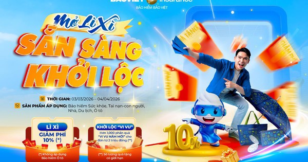 Mở lì xì bảo vệ - đón lộc an tâm cả năm cùng Bảo hiểm Bảo Việt
