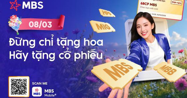 Vừa "khuấy đảo" mùa Tết, tính năng Lì xì cổ phiếu của MBS lại "gây sốt" dịp 8/3