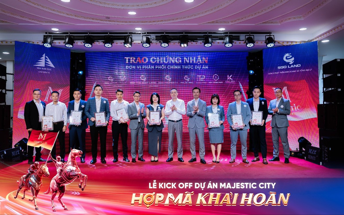 Kick-Off Majestic City: Khởi động chiến dịch với quỹ hàng 100% sổ đỏ tại Mỹ Hào