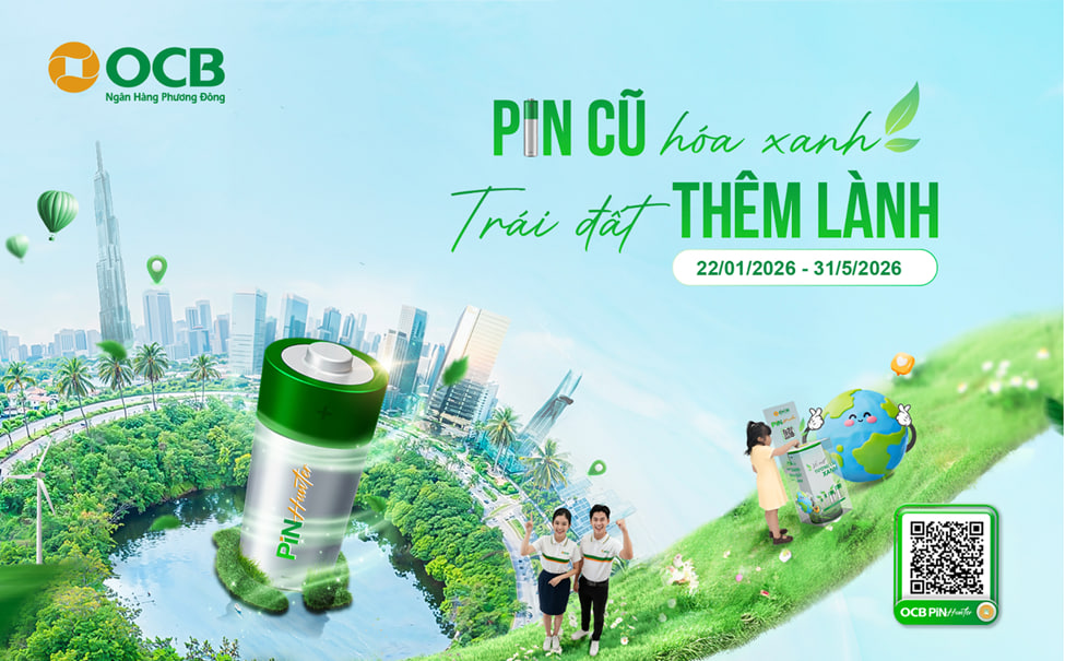 Hàng ngàn khách hàng “săn pin cũ” đổi quà Xanh cùng OCB - Ảnh 1