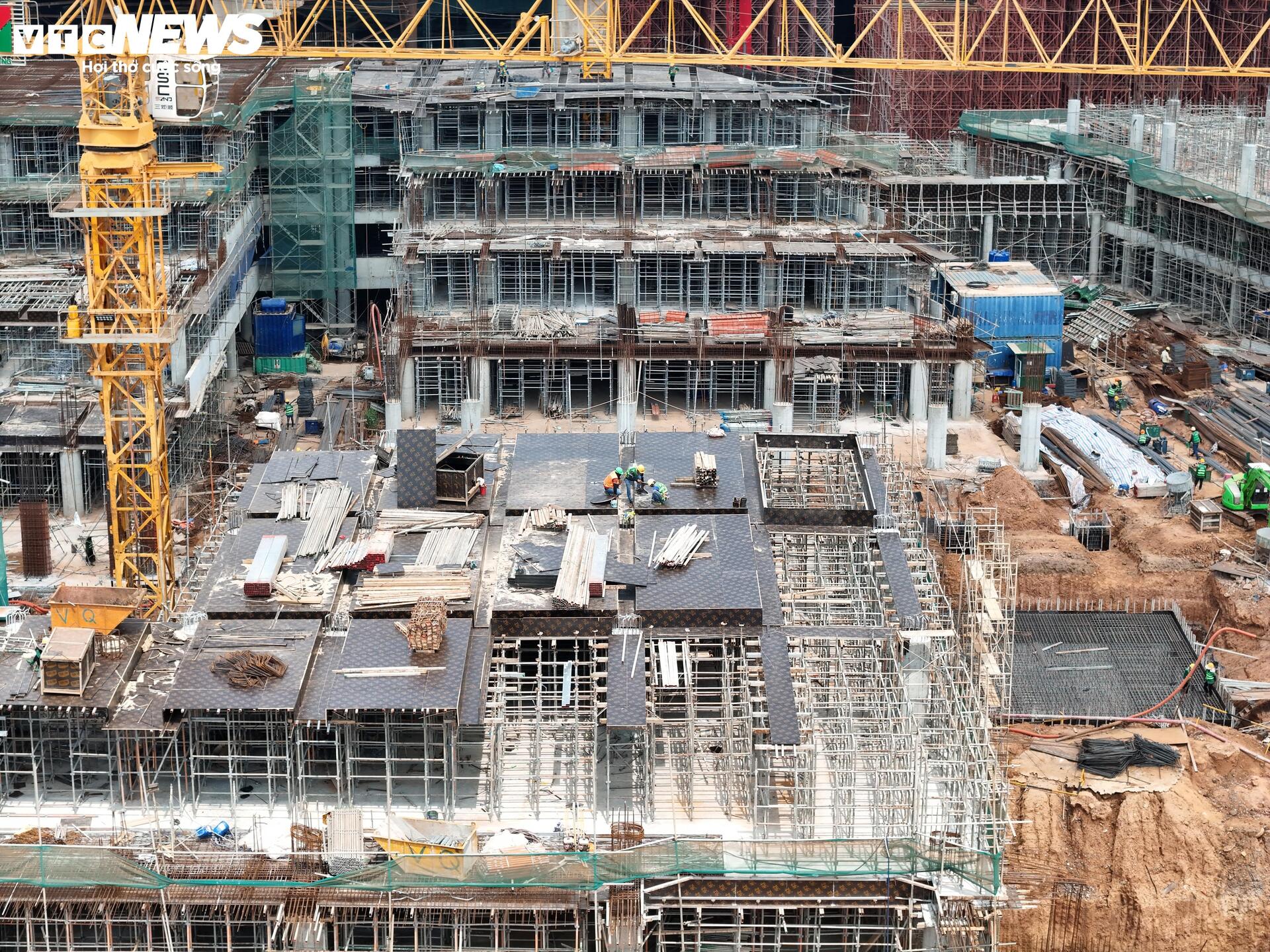 Toàn cảnh sân bay Long Thành trước mốc dự kiến vận hành thương mại - Ảnh 7