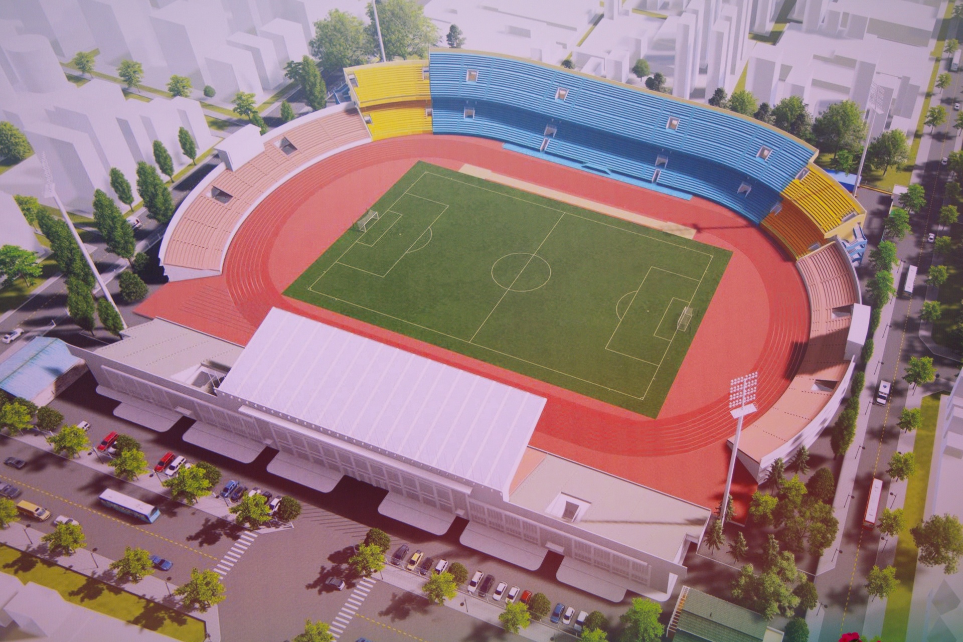 Cận cảnh sân vận động vừa được khởi công cải tạo gần 320 tỷ đồng - Ảnh 8