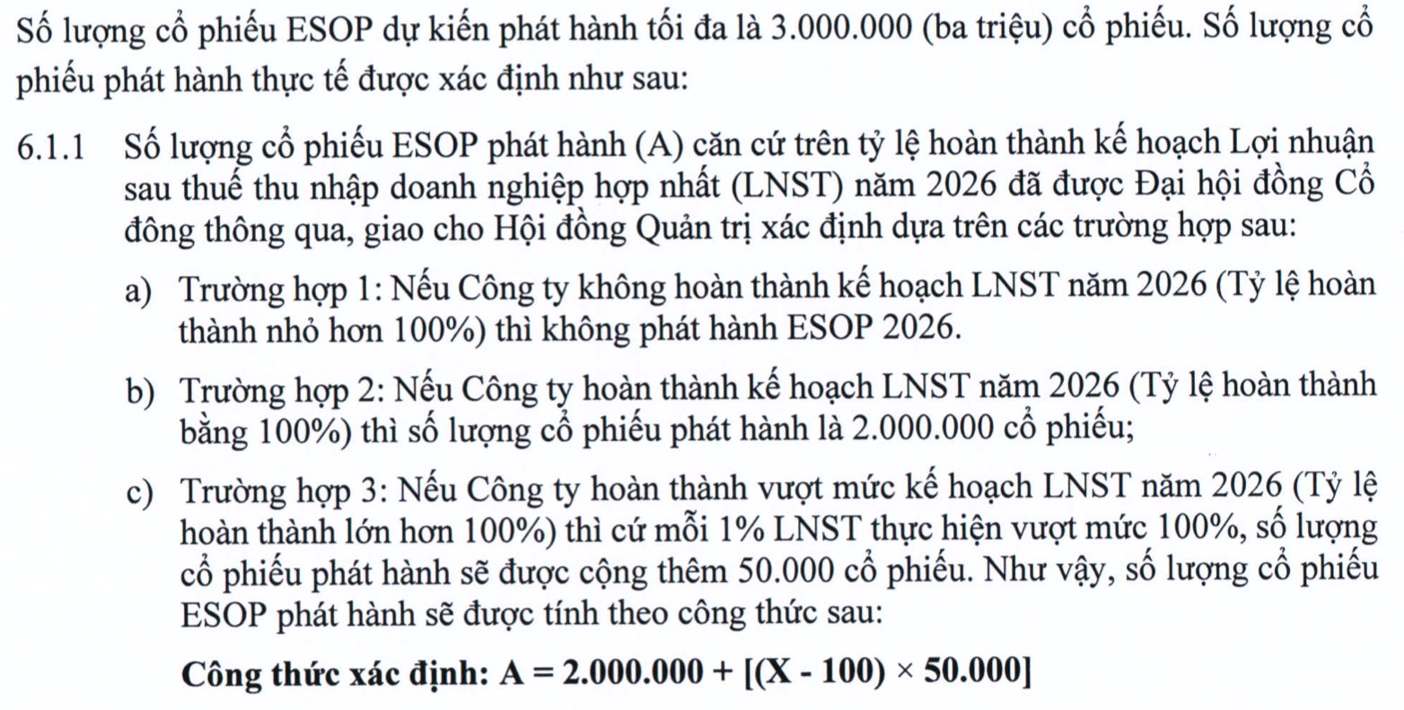Mục tiêu lãi kỷ lục, MWG lại “rón rén” ESOP tỷ lệ thấp, kèm điều kiện cổ phiếu thắng VN-Index - Ảnh 1