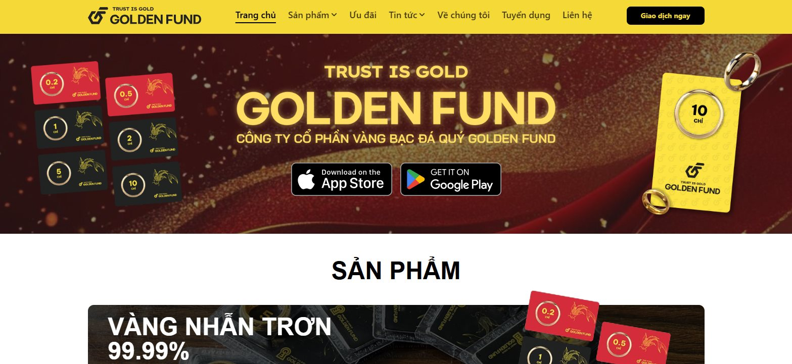 Nền tảng mua bán vàng Golden Fund: Trụ sở đóng cửa, hệ thống tê liệt - Ảnh 1