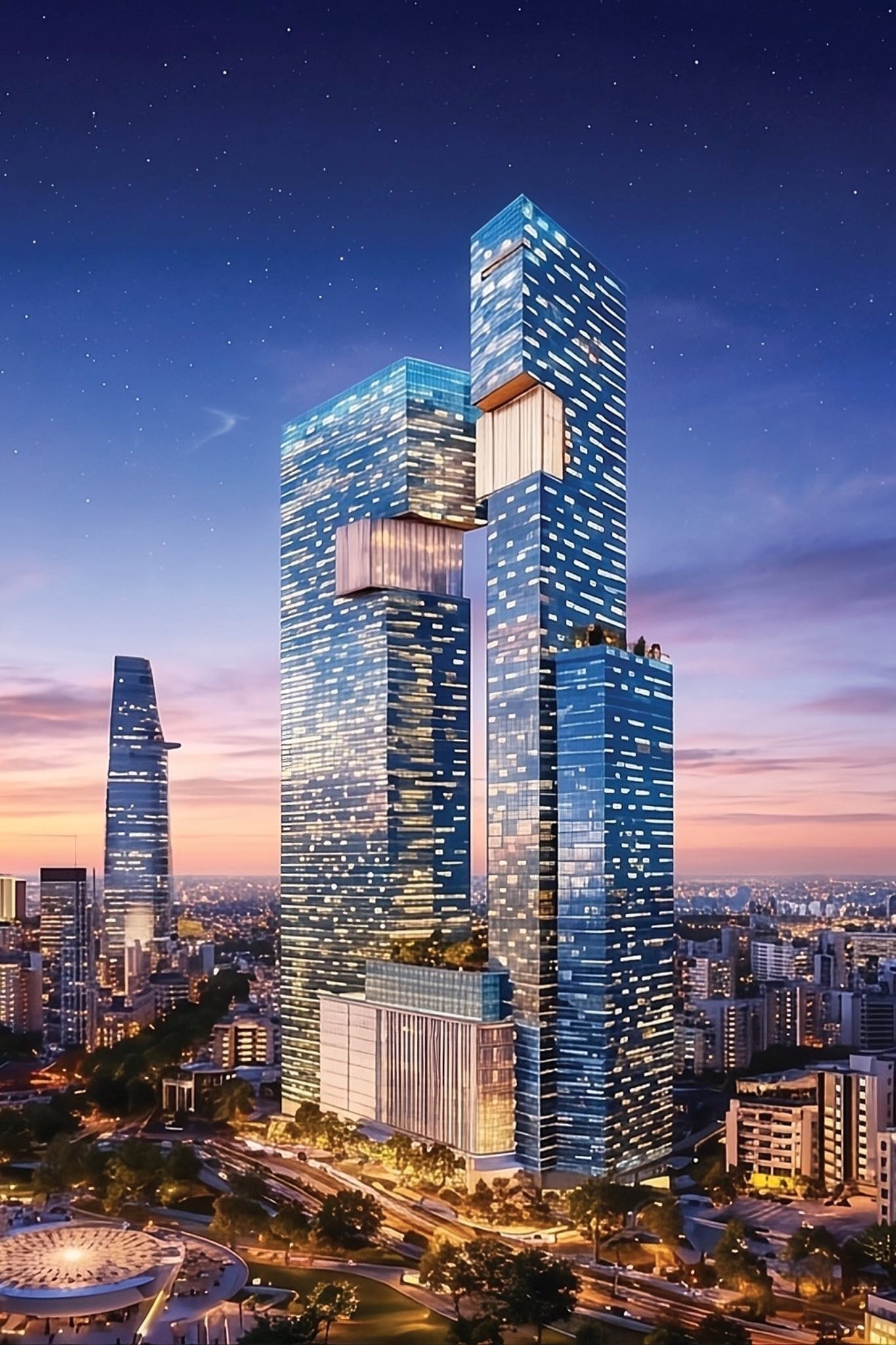 Khởi công tổ hợp tháp đôi cao 235m tại đất vàng khu tứ giác Bến Thành, DN nào đứng sau? - Ảnh 1