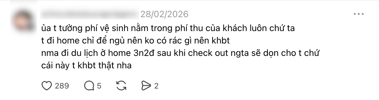 Homestay Ninh Bình phạt khách 150 nghìn tội không dọn rác và không rửa bát - Ảnh 3
