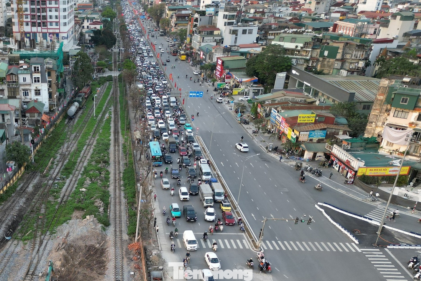 Cận cảnh nút Kim Liên, Giải Phóng - Kim Đồng sẽ xây thêm cầu vượt - Ảnh 6
