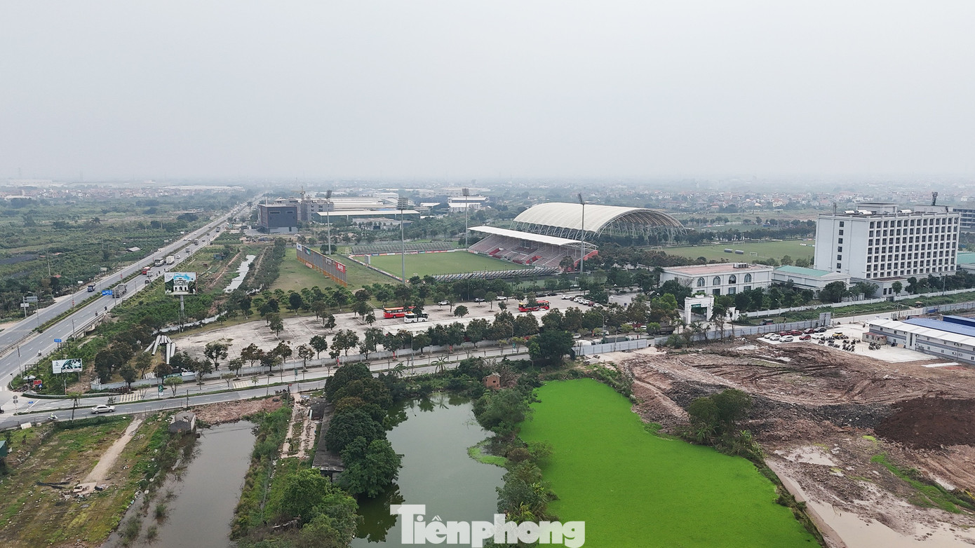 Sân vận động 60.000 chỗ ngồi, đủ tiêu chuẩn tổ chức World Cup dần thành hình - Ảnh 7