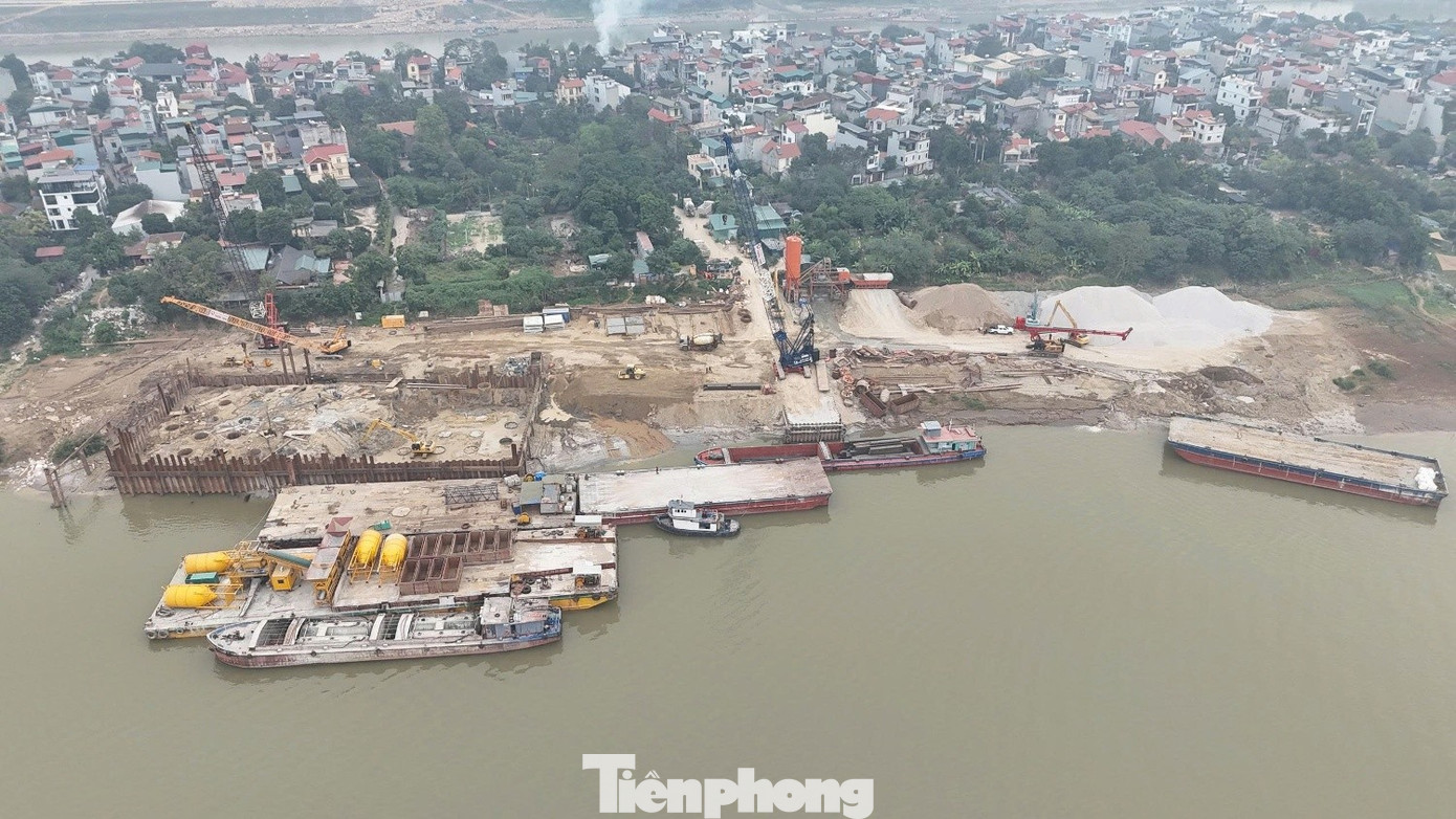 Hà Nội đảm bảo tiến độ cầu qua sông Hồng trong bối cảnh giá xăng dầu biến động - Ảnh 4