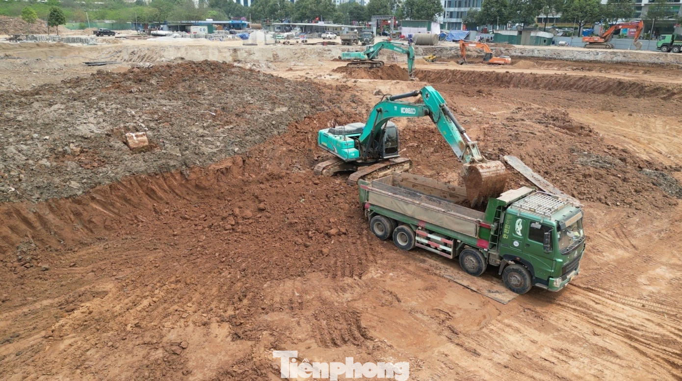 Tận thấy công trình hồ chống ngập rộng 12 ha ở Hà Nội - Ảnh 6