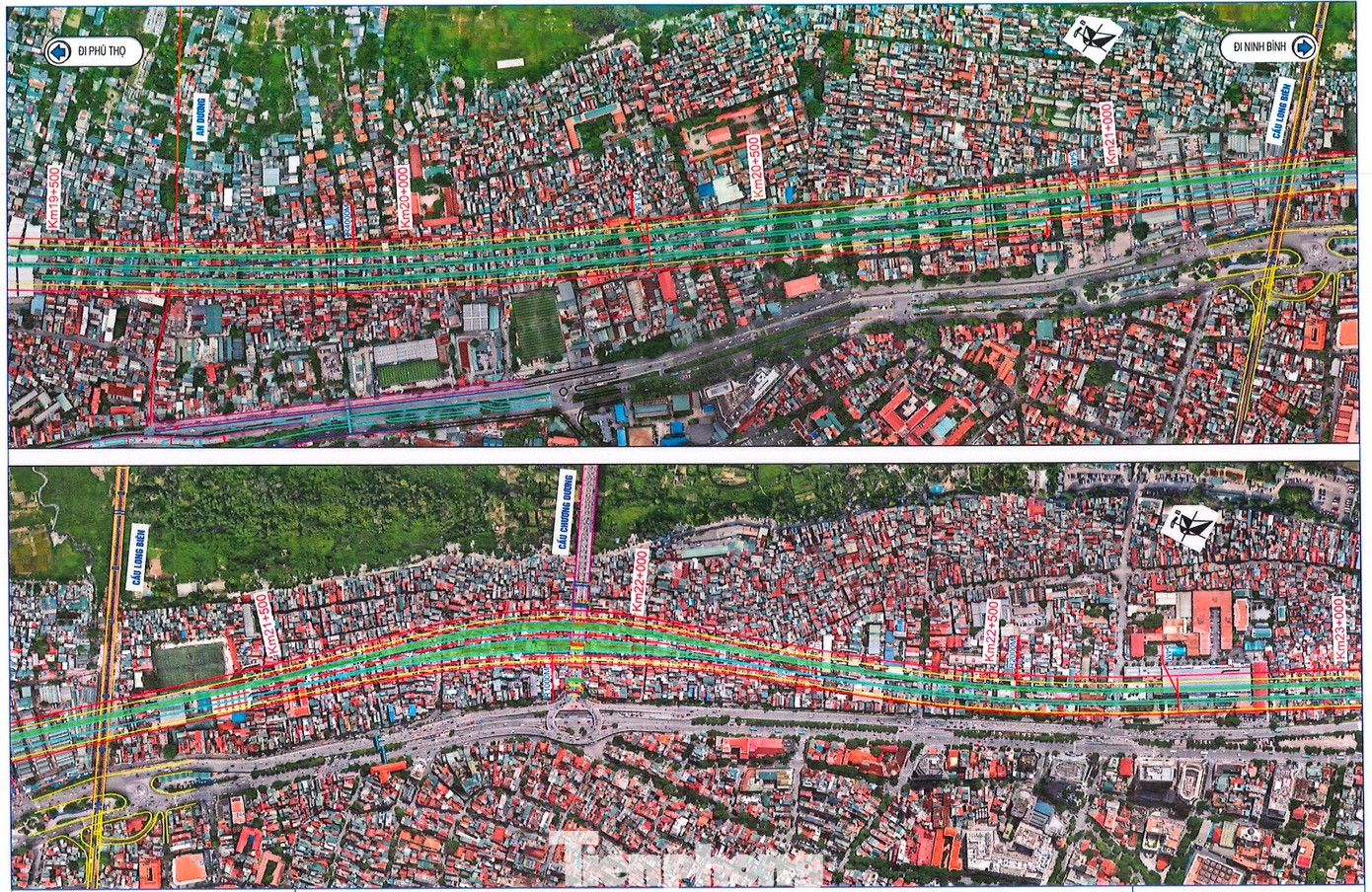 Chi tiết hướng tuyến của Trục đại lộ cảnh quan sông Hồng đi qua các phường nội đô Hà Nội - Ảnh 6