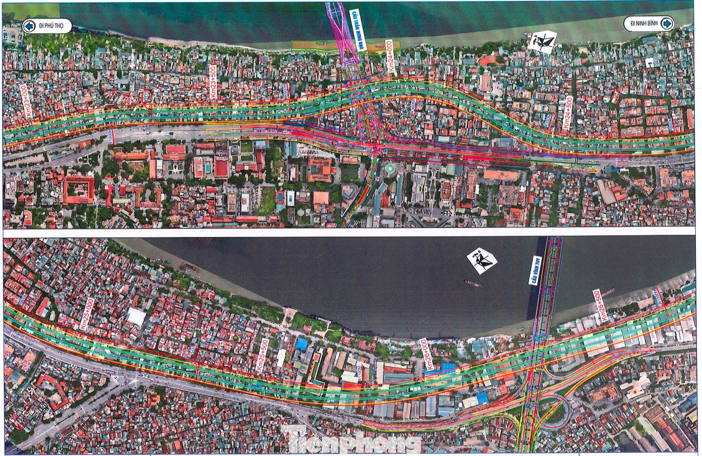 Chi tiết hướng tuyến của Trục đại lộ cảnh quan sông Hồng đi qua các phường nội đô Hà Nội - Ảnh 7