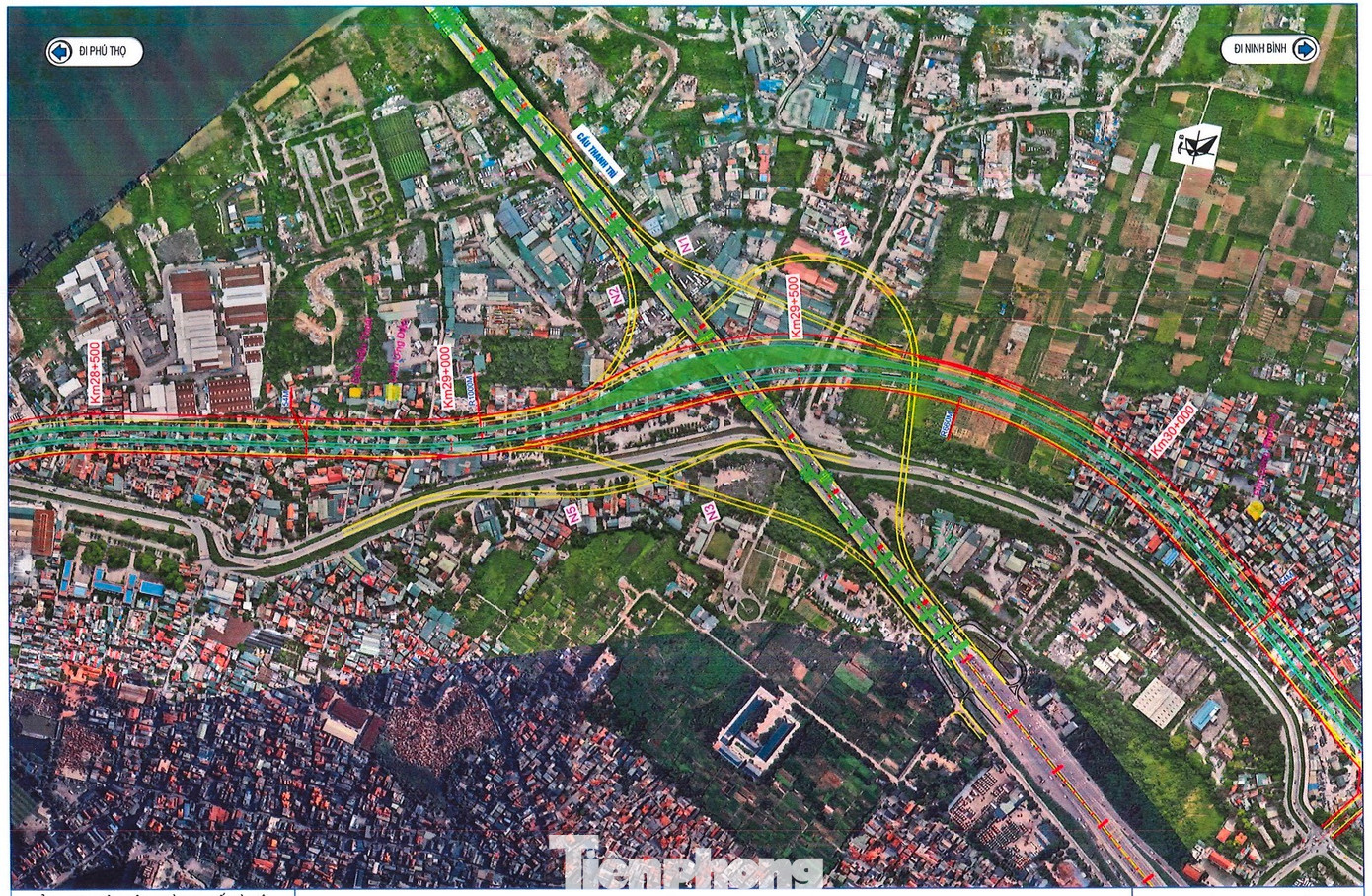 Chi tiết hướng tuyến của Trục đại lộ cảnh quan sông Hồng đi qua các phường nội đô Hà Nội - Ảnh 9