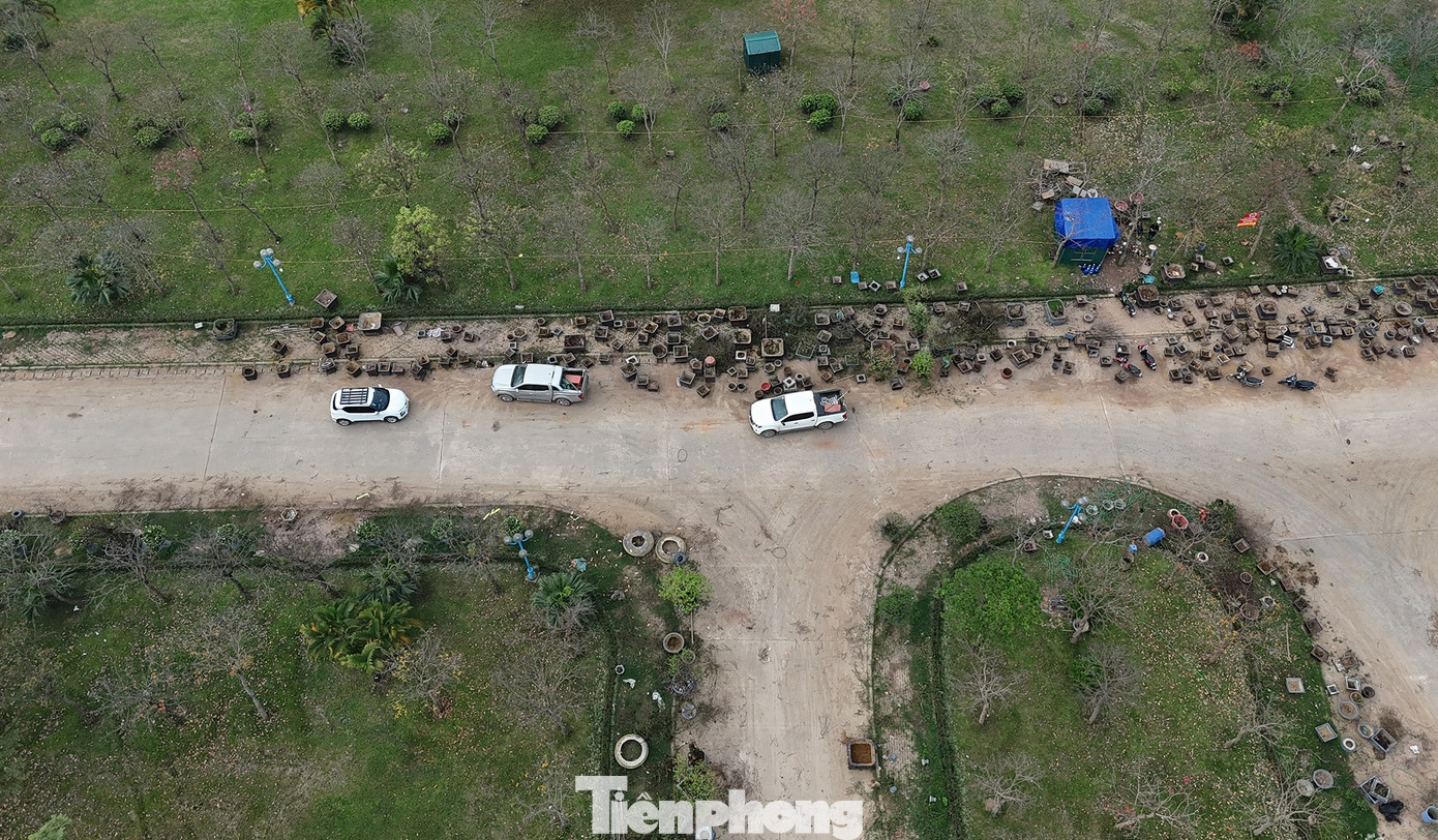 Cận cảnh sự xuống cấp khó tin tại vườn hoa cửa ngõ Thủ đô - Ảnh 3