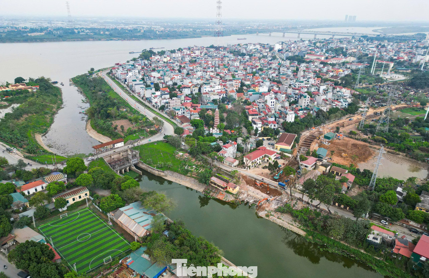 Toàn cảnh đại công trường 920 tỷ giải cứu ngập úng phía Tây Bắc Thủ đô - Ảnh 1