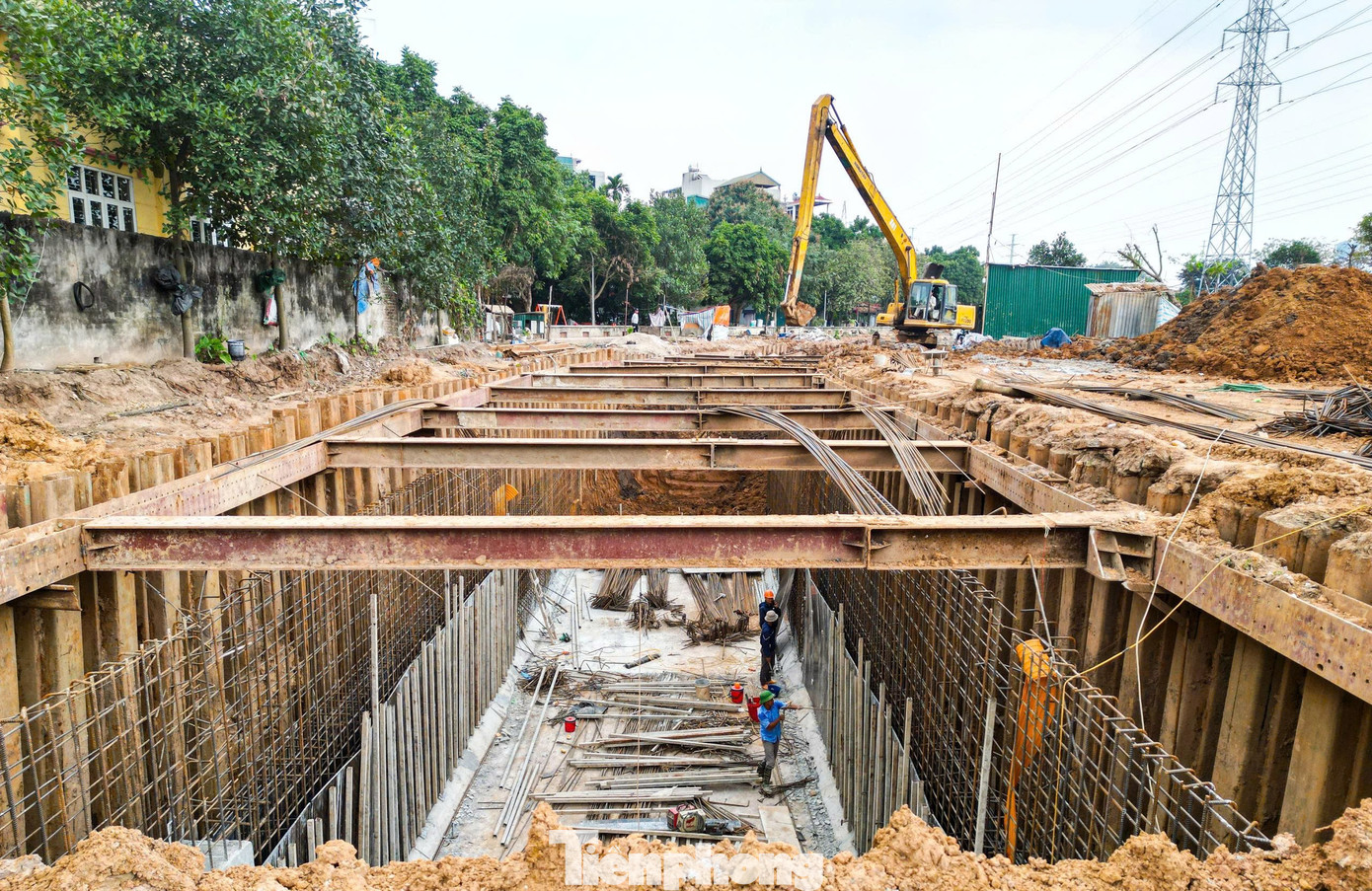 Toàn cảnh đại công trường 920 tỷ giải cứu ngập úng phía Tây Bắc Thủ đô - Ảnh 6