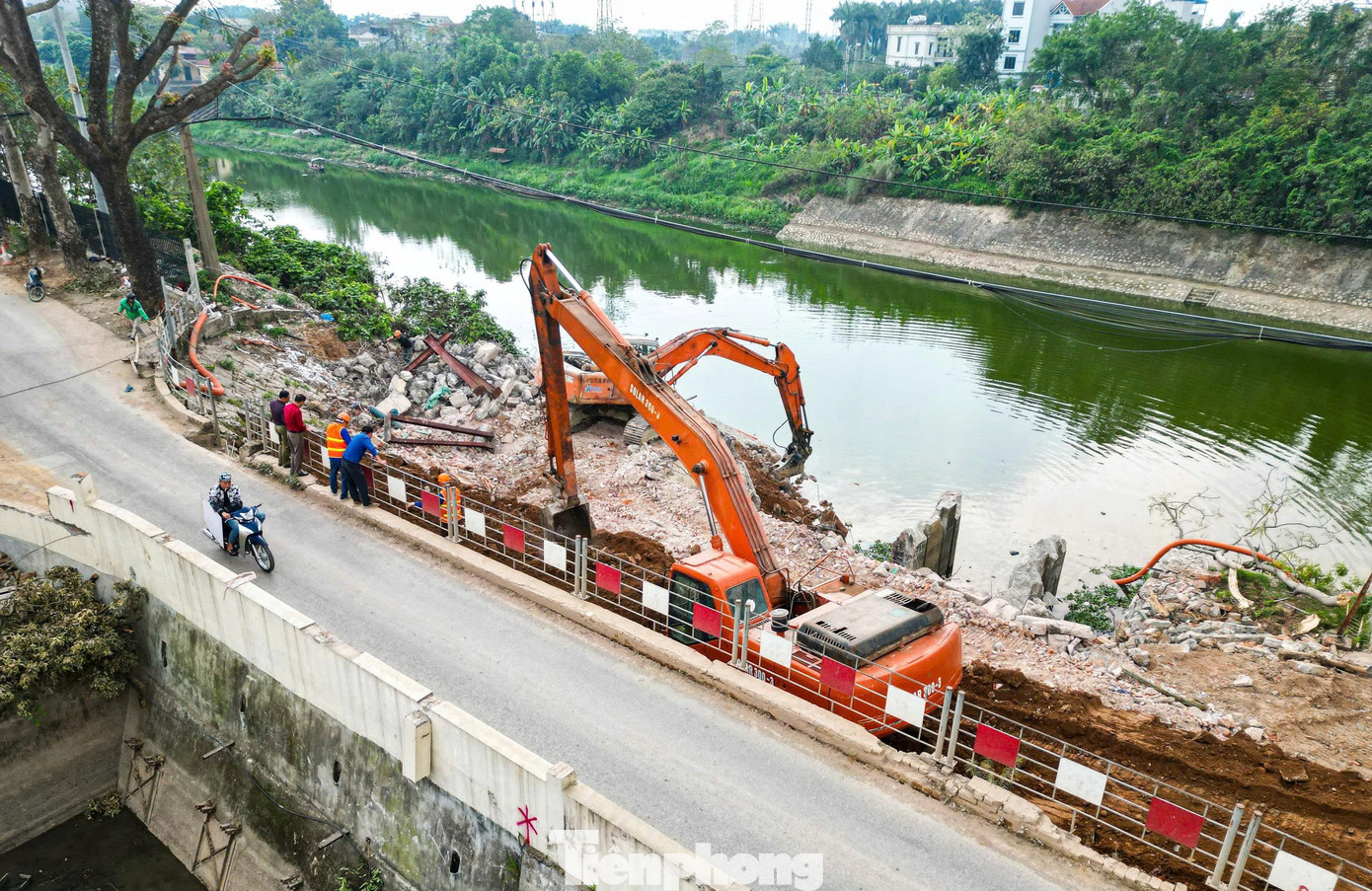Toàn cảnh đại công trường 920 tỷ giải cứu ngập úng phía Tây Bắc Thủ đô - Ảnh 4